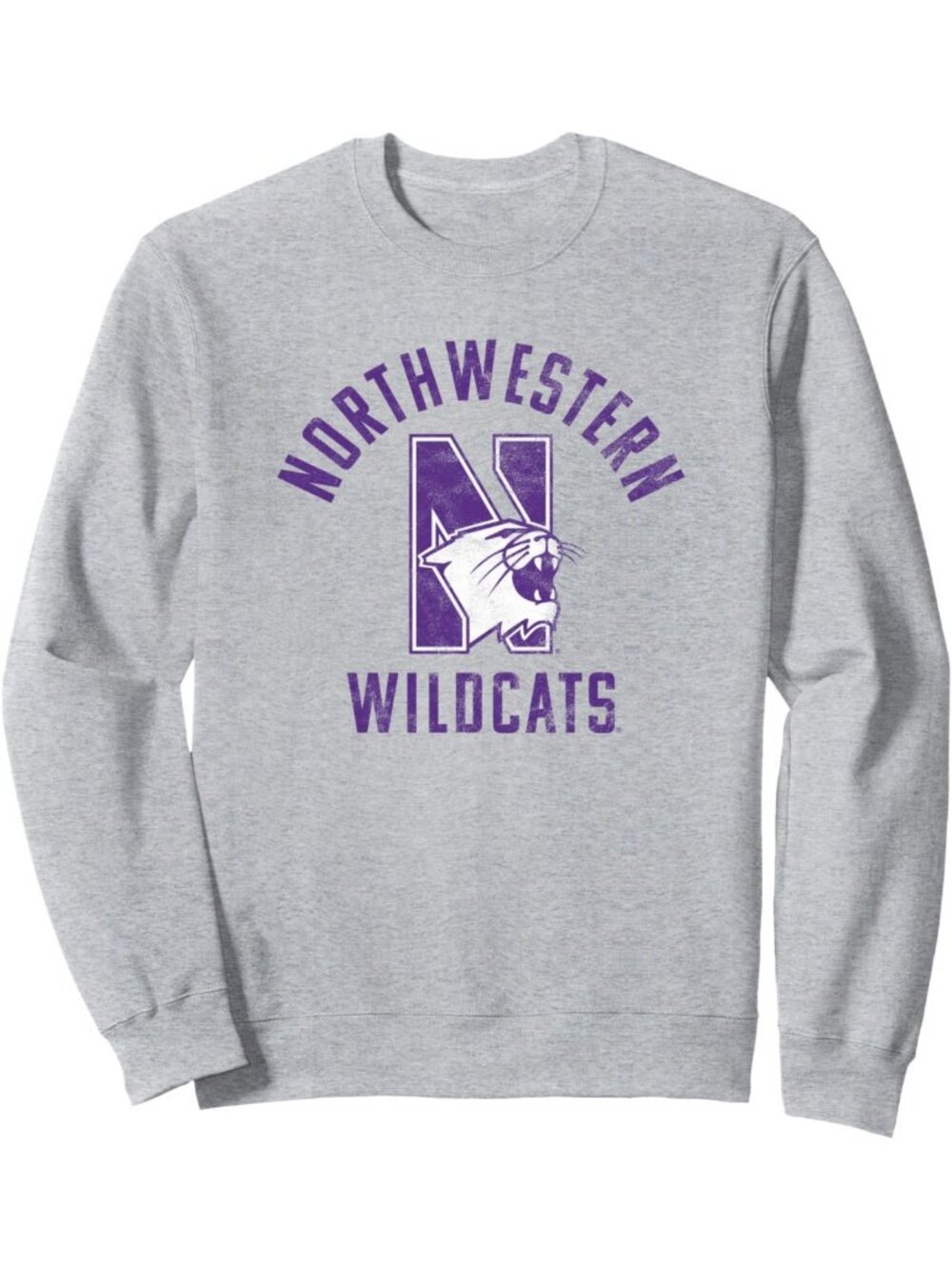 Vintage Large Wildcats Sweatshirt | Cozy College Apparel | Perfect for Game Day